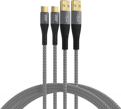 Изображение Kabel USB EFB USB-A - USB-C 3 m Czarny (USB-AC-00009)