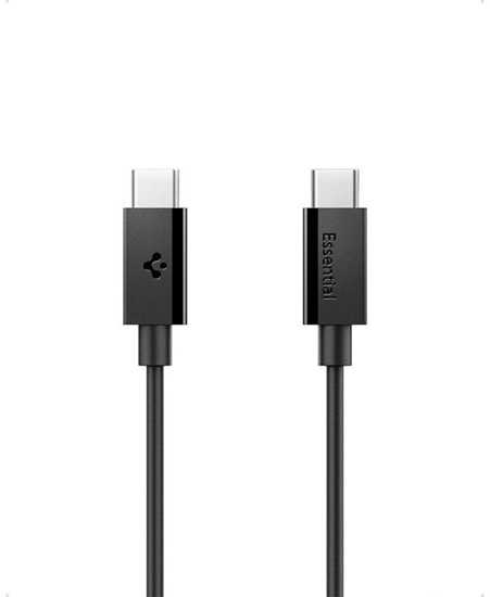 Изображение Kabel USB Spigen USB-C - USB-C 1m Czarny (ACA08718)