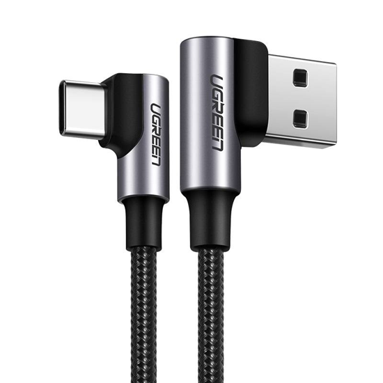 Picture of Kabel USB Ugreen USB-A - USB-C 0.5 m Czarny (20855B)