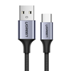 Изображение Kabel USB Ugreen USB-A - USB-C 0.5 m Czarny (60125)