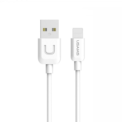 Изображение Kabel USB Usams USB-A - Lightning 1 m Biay (IPUSBXD02)