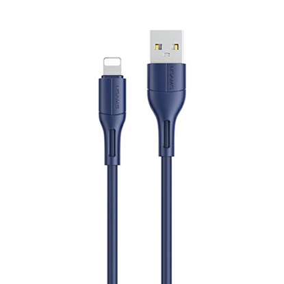 Изображение Kabel USB Usams USB-A - Lightning 1 m Niebieski (SJ500USB03)