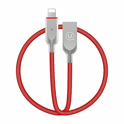 Picture of Kabel USB Usams USB-A - Lightning 1.9 m Czerwony (IPYSUSB203)