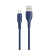 Изображение Kabel USB Usams USB-A - microUSB 1 m Niebieski (SJ502USB03)