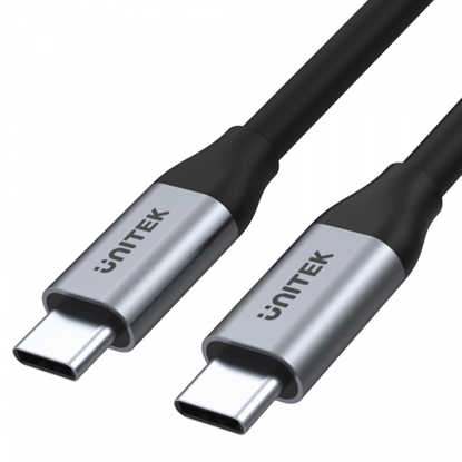 Attēls no Kabel USB-C - USB-C PD 100W, 5Gbps, 4K60Hz, 2m, M/M; C14091ABK 