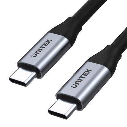 Attēls no Kabel USB-C - USB-C PD, 10Gbps, 4K60Hz, 1m, M/M; C14082ABK 