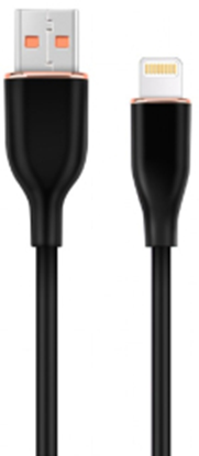 Picture of Kabelis Gembird Premium silicon USB-A Male - 8-pin Male 1.5m Black