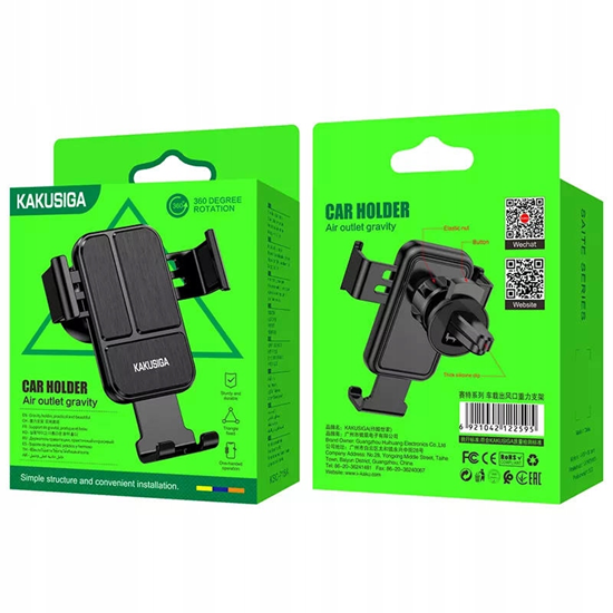 Picture of KAKUSIGA KSC-715A universāls auto turētājs melns