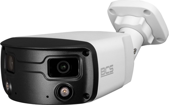 Picture of Kamera IP BCS Kamera tubowa panoramiczna IP 4Mpx BCS-P-PIP2X4FCL3-Ai1, NightColor, WhiteLight, mikrofon, gonik