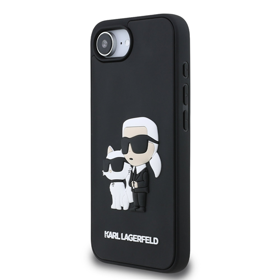 Изображение Karl Lagerfeld 3D Rubber Karl and Choupette Case for Apple iPhone 16e