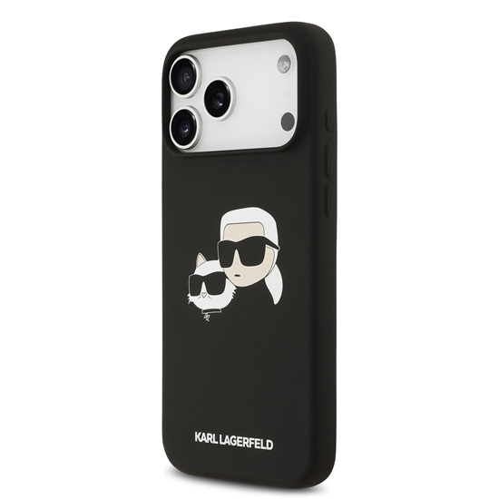 Picture of Karl Lagerfeld Liquid Silicone Double Heads MagSafe Case for Apple iPhone 17 Pro Max