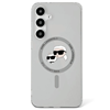 Picture of Karl Lagerfeld Button Karl & Choupette Heads Printed Logo MagSafe Case for Samsung Galaxy S25