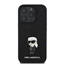Attēls no Karl Lagerfeld - iPhone 16 Pro Fixed Glitter Metal Ikonik Case Black