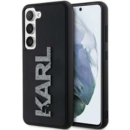 Attēls no Karl Lagerfeld 3D Rubber Glitter Logo case for Sam