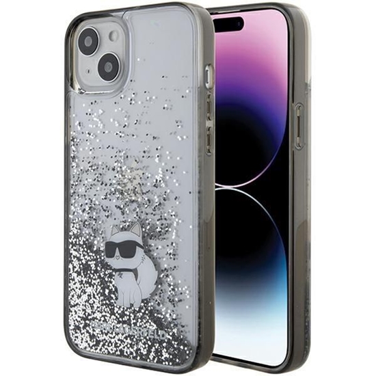 Picture of Karl Lagerfeld Liquid Glitter Choupette case for i