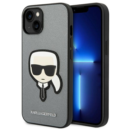 Изображение Karl Lagerfeld KLHCP14SSAPKHG iPhone 14 6,1" srebr