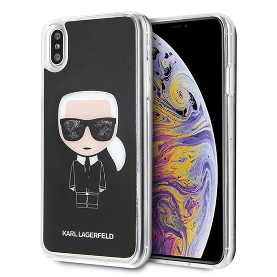 Изображение Karl Lagerfeld KLHCI65ICGBK iPhone XsMax czarny|bl