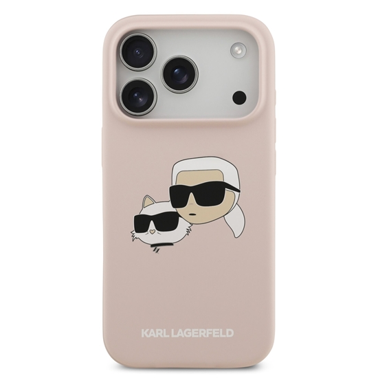 Изображение Karl Lagerfeld Liquid Silicone Double Heads MagSafe Case for Apple iPhone 17 Pro