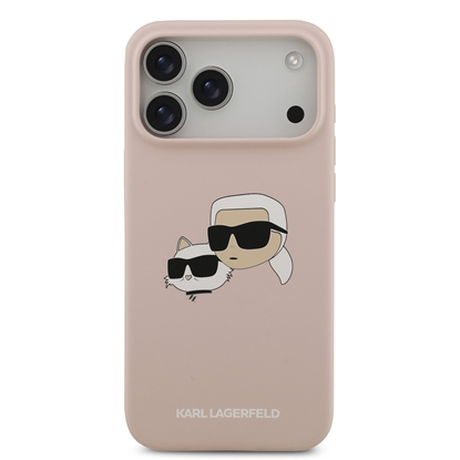 Изображение Karl Lagerfeld Liquid Silicone Double Heads MagSafe Case for Apple iPhone 17 Pro Max