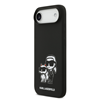 Picture of Karl Lagerfeld Apple iPhone Air Liquid Silicone K&CH Sketch MagSafe Case Black