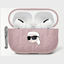 Изображение Karl Lagerfeld Monogram Karl Head Case for AirPods 4 Pink
