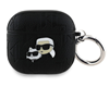 Изображение Karl Lagerfeld PU Embossed Karl and Choupette Heads Case for Apple AirPods 4