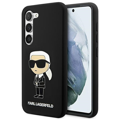 Picture of Karl Lagerfeld Samsung Galaxy S23 hardcase Silicone Ikonik S911 Black