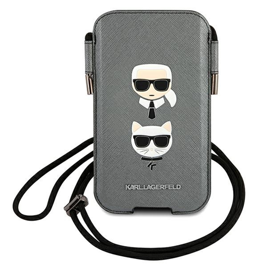 Изображение Karl Lagerfeld Torebka KLHCP12LOPHKCG 6,7" szary|g