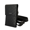 Picture of Karl Lagerfeld Universal Saffiano Monogram Wallet Phone Bag Black