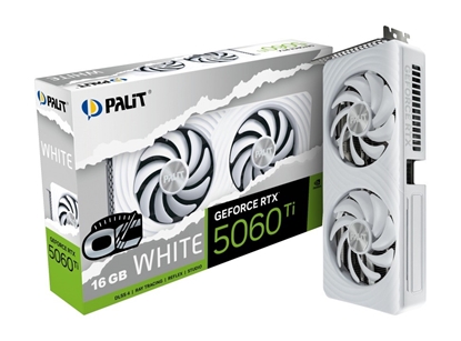 Изображение Graphics Card|PALIT|NVIDIA|GeForce RTX 5060 Ti|2407 MHz|16 GB|GDDR7|128 bit|PCI Express 5.0|Active|NE7506TU19T1-GB2061M