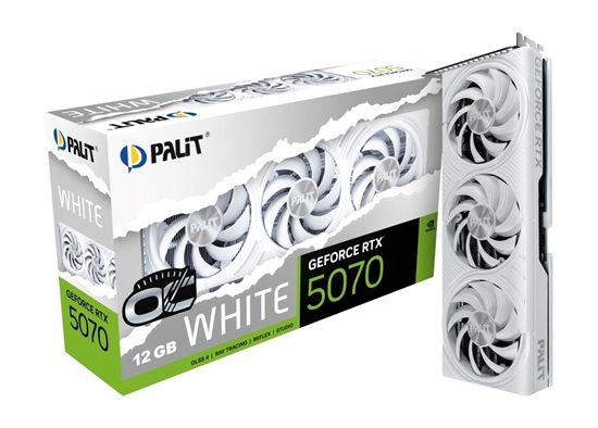 Picture of Karta graficzna GeForce RTX 5070 WHITE OC 12GB GDDR7 192bit 3DP/HDMI