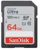 Изображение Karta SanDisk Ultra SDXC 64 GB Class 10 UHS-I/U1  (SDSDUN4-064G-GN6IN)