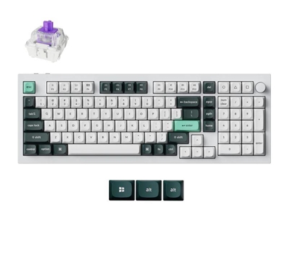 Picture of KEYBOARD WRL Q5 HE RGB/SHELL WHITE Q5H-P1 KEYCHRON