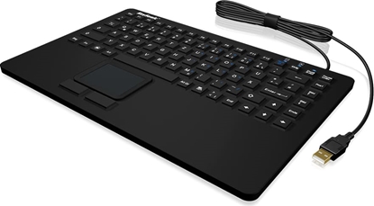 Изображение Keysonic KSK-5230IN tastatūra Birojs USB QWERTY Amerikāņu angļu valoda Melns