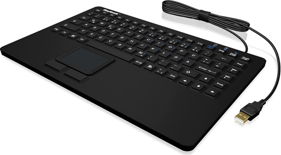 Picture of Keysonic KSK-5230IN tastatūra Birojs USB QWERTY Amerikāņu angļu valoda Melns