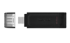 Picture of Kingston DataTraveler 70 64GB USB Black USB Type-C