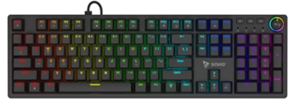 Изображение Klaviatūra Savio Styx Mechanical keyboard Peach silent Outemu