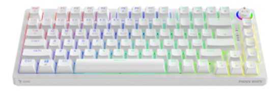 Picture of Klaviatūra Savio Wireless Mechanical Phenix White 75% Outemu Yellow Pro