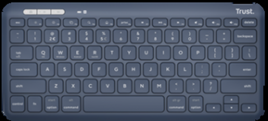 Picture of Klaviatūra Trust Lyra Blue