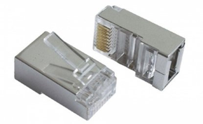 Изображение Konektors Gembird RJ45 Male 50pack Shielded modular