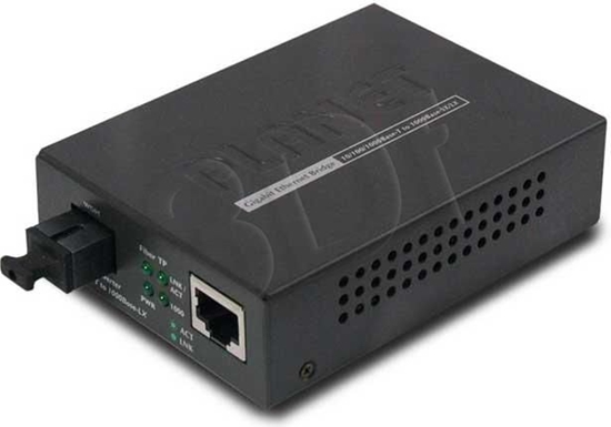 Изображение Konwerter wiatowodowy Planet GT-806A15, 10/100/1000BaseT <=> 1000BaseLX/ WDM/ Single-Mode Max. 15 Km/