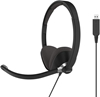 Picture of Koss USB Communication Headsets CS300 On-Ear, Microphone, Noise canceling, USB, Black