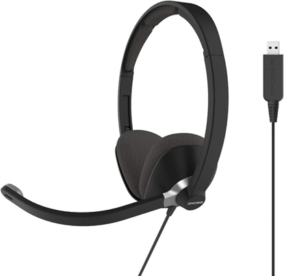 Attēls no Koss USB Communication Headsets CS300 On-Ear, Microphone, Noise canceling, USB, Black
