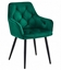 Изображение Krzeso JORK - ciemna ziele aksamit / nogi czarne x 1