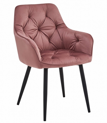 Изображение Krzeso JORK - ró aksamit / nogi czarne x 1