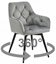 Attēls no Krzeso JORK360 - aksamit srebrno-szary / nogi czarne x 1