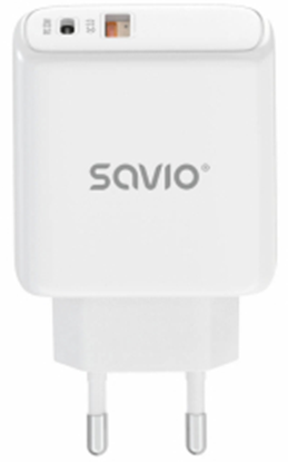 Attēls no Lādētājs Savio USB Quick Charge 30W