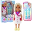Изображение LeanToys Zestaw Mini Laleczka Ankiki Lekarz Z Akcesoriami Do Leczenia