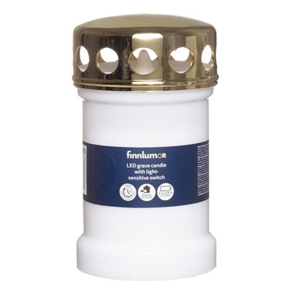 Picture of LED kapu svece, ar taimeri un krēslas sensoru
