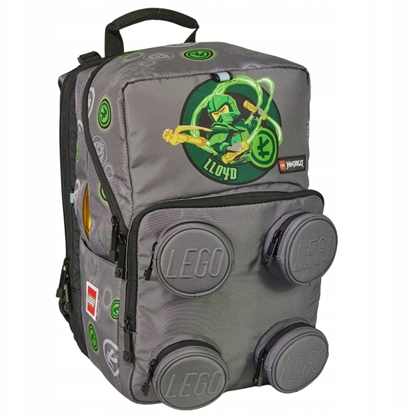 Изображение LEGO Ninjago Petersen School Backpack 20209-2501 szary One size